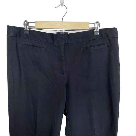 Lands End Women's size 14 Mid Rise Blue Career Pants‎ - Picture 2 of 5